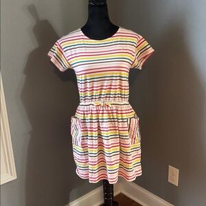 Nautica Colorful Striped Kids Dress